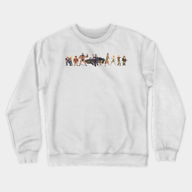 Road Warrior: The Animated Series Crewneck Sweatshirt by TomMcWeeney